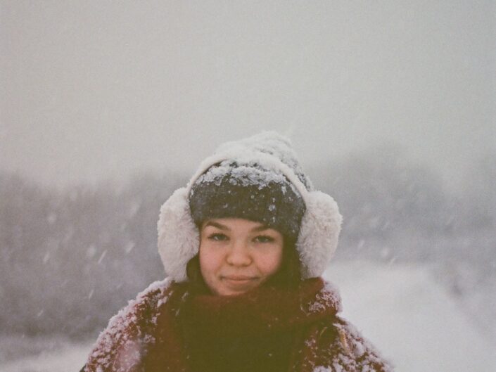 Ava in the Snow